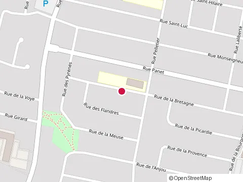 Location of Construction Rgt Inc at 3908 Rue de la Bretagne, Jonquière