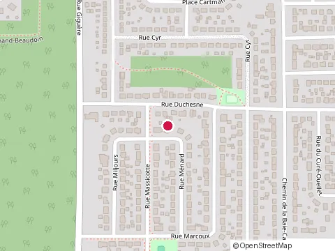 Location of Construction Roger Desilets at 264 Rue Miljours, Val-d'Or