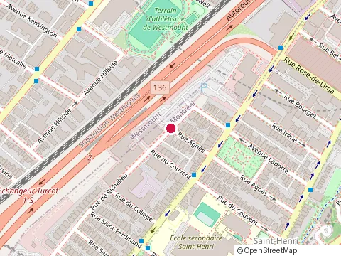 Location of Construction Ville-Marie at 200-962 Rue Agnès, Montréal