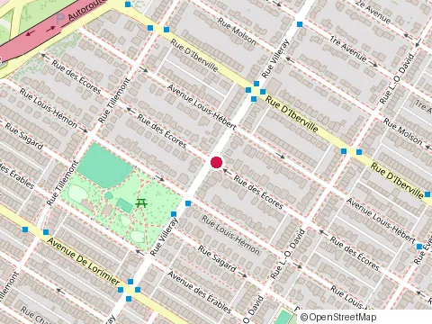 Location of Construction Xb at 7575 Rue des Écores, Montréal