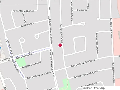 Location of Constructions S Bouffard at 100 Rue Godfroy-Gendreau, Saint-Jean-sur-Richelieu
