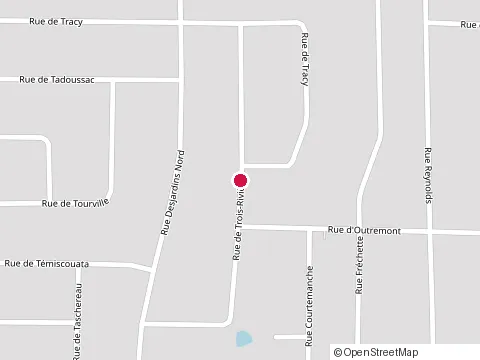 Location of Constructions Stephen Kemp at Rue de Trois-Riviéres, Granby