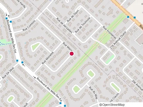 Location of Contours et Reliefs at 720 Rue Marier, Sainte-Thérèse
