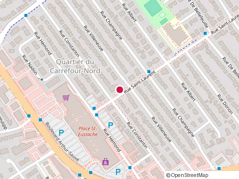 Location of Controle Omax at 15 Rue, Saint-Eustache