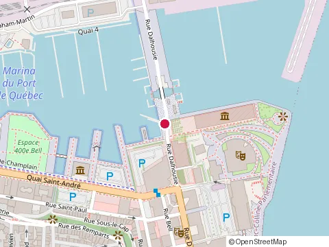 Location of Corporation des Pilotes du Bas Saint-Laurent at 240 Rue Dalhousie, Québec