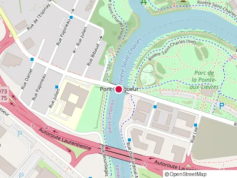 Location of Cours Ta Réussite at 1201 Rue de la Pointe-aux-Lièvres, Québec