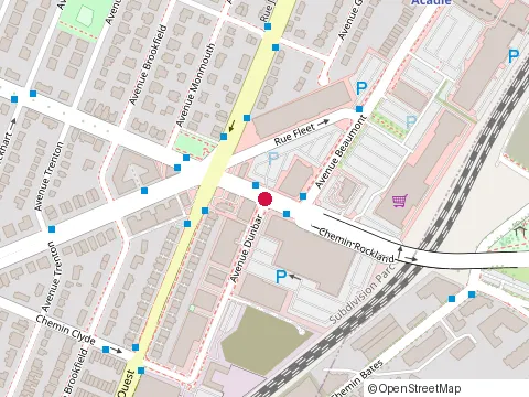 Location of Couvertures de Menu Kronos at 255 Avenue Dunbar, Mont-Royal