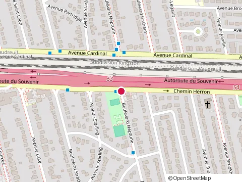 Location of Couvreur Dorval Roofing at 636 Bd Neptune, Dorval