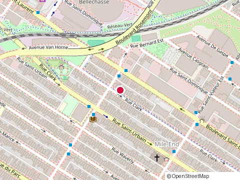 Location of Crep at 3-5643, Rue Clark, Montréal