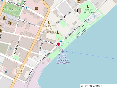 Location of Croisieres M-S Jacques-Cartier at 1515 Rue du Fleuve, Trois-Rivières