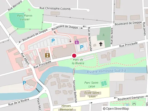 Location of Croque Sante at 175 Rue Principale, Cowansville