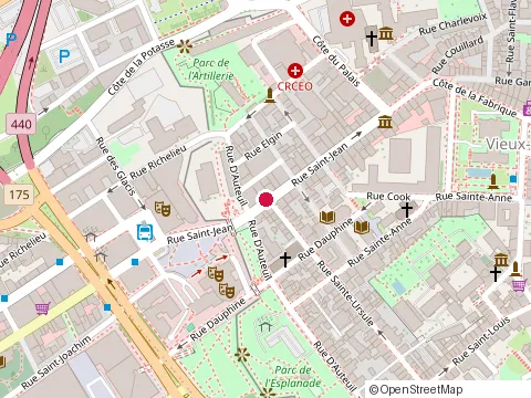Location of Cylabe Interactif / Iclass Canada at 1026 Rue Saint-Jean, Québec