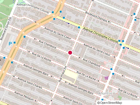 Location of Dance Passion at 6975 Rue Chambord, Montréal