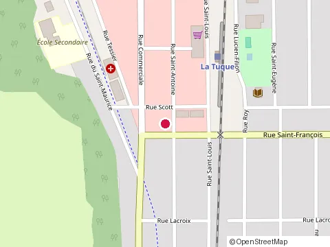 Location of Dany-Mark at 605 Rue Saint-Antoine, La Tuque
