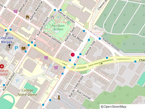 Location of Dar Ettounsi À Montréal at 3535 Queen Mary, Montréal