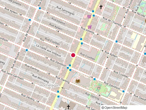 Location of Davidson Lunch Inc at 3417 Rue Ontario E, Montréal