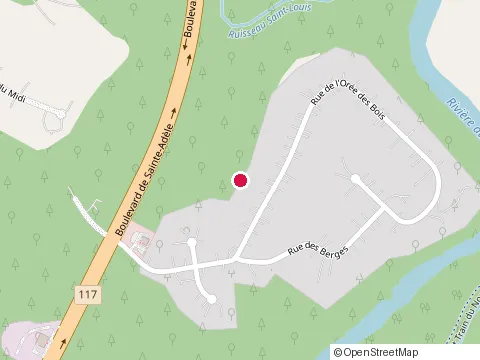 Location of Db Paysagiste - Dominique Bernier at 1206 Rue de l'Orée-des-Bois, Sainte-Adèle