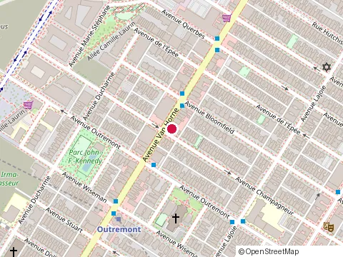 Location of de Bons Petits Plats at 1210 avenue Van Horne, Outremont