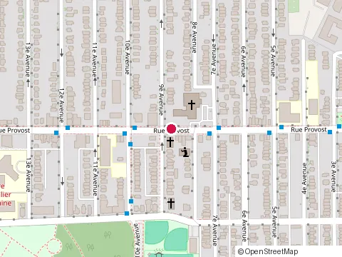 Location of Debordes & Amis at 813  Rue Provost, Lachine