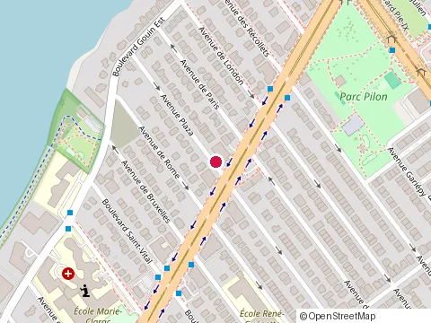 Location of Débosselage Sans Peinture Dexmark at 11477 avenue Plaza, Montreal-Nord