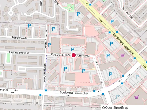 Location of Défenseurs Fiscaux at 203-6 de la Place-du-Comme Rue, Brossard