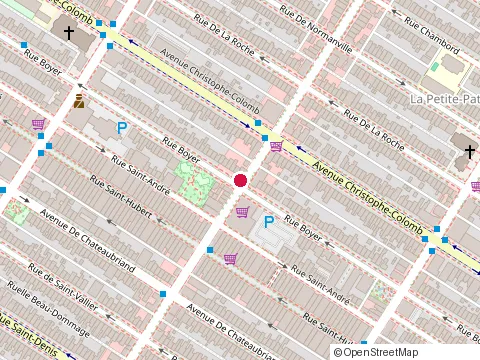 Location of Deli Mathieu at 915 Rue Saint-Zotique E, Montréal