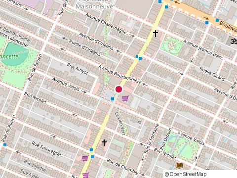 Location of Dental Clinic Joliette at 3841 Ontario St E, Montréal