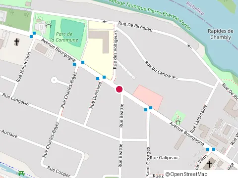 Location of Denturologie Eric Simard at 2182 Avenue Bourgogne, Chambly