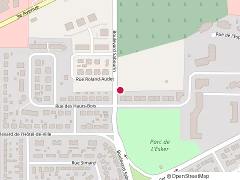 Location of Devcore at 20 Rue Roland-Audet, Val-d'Or