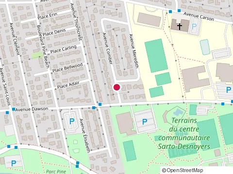 Location of Developpement Peters Development at 1435 Dawson Ave, Dorval