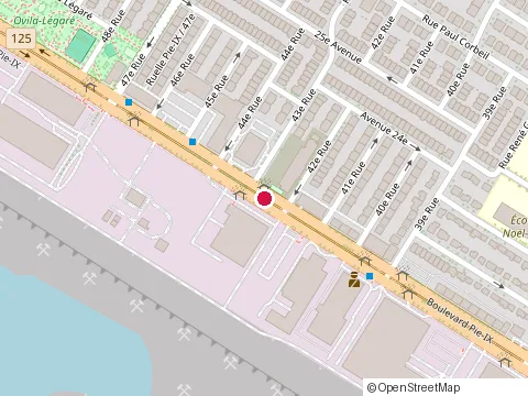 Location of Distributions Triple A at 8940 Boulevard Pie-Ix, Montréal