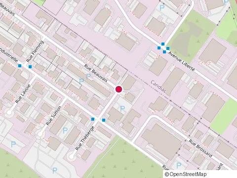 Location of Divetro at 110 Rue Beauvais, Delson