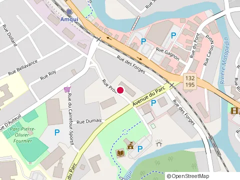 Location of Dixie Lee Amqui at 6 avenue du Parc, Amqui