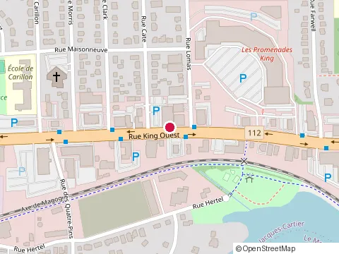 Location of Dlb Avocats at 2355 Rue King Ouest Bureau 100, Sherbrooke