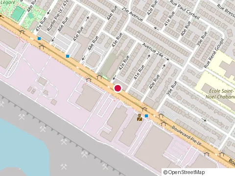 Location of Docteur du Pare-Brise at 8993 boulevard Pie-Ix, Montréal