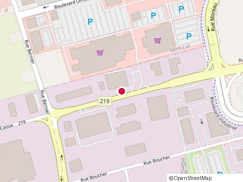 Location of Docteur du Pare-Brise at 925A Rue Pierre-Caisse, Saint-Jean-sur-Richelieu