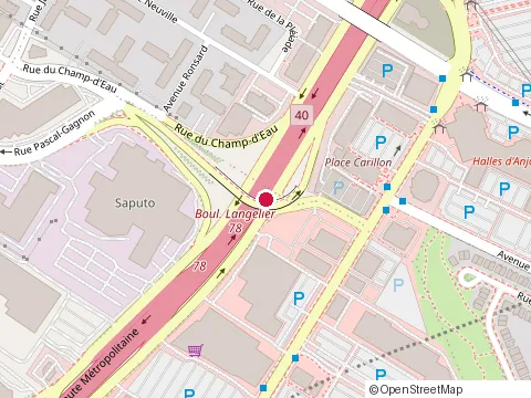 Location of Domoklic Inc. at 9771 Boulevard Métropolitain E, Anjou
