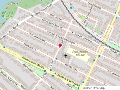 Location of Dr.Nastya Petkova at 1553 Rue Viel, Montréal