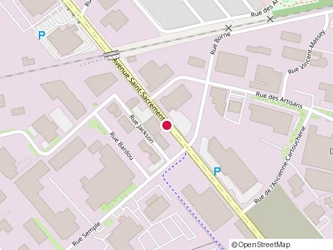 Location of Drains Secours Inc at 255 avenue Saint-Sacrement Local 100, Québec