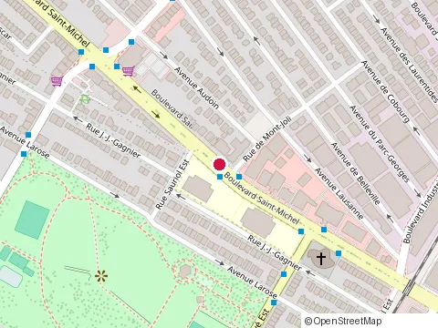 Location of Dubé Pneu Mécanique at 9785 Boulevard Saint-Michel, Montréal