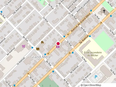 Location of Dunkin Donuts at 799 6E Av, Grand-Mère