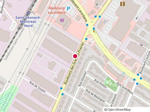 Location of Dunkin Donuts Ltee at 5753 boulevard des Grandes-Prairies, Saint-Léonard