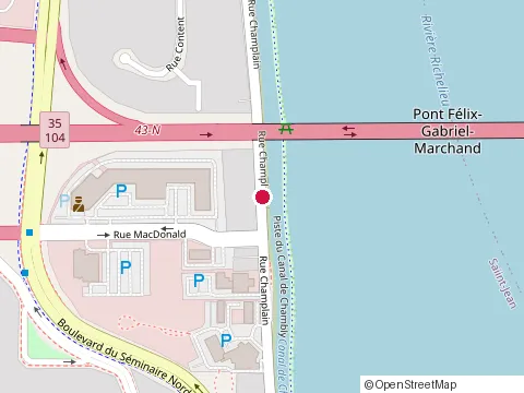 Location of Dupont Avocate Inc. at 606 Rue Champlain #201, Saint-Jean-sur-Richelieu