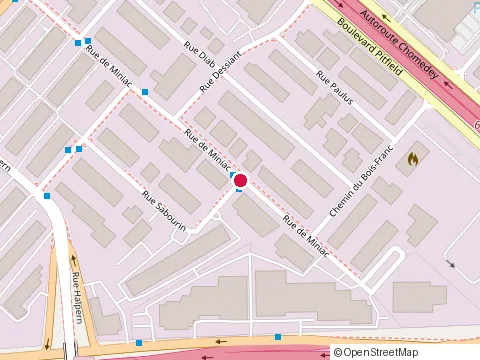 Location of Duraseal Réparation de Béton / Concrete Repairs at 2800 Rue Sabourin, Saint-Laurent