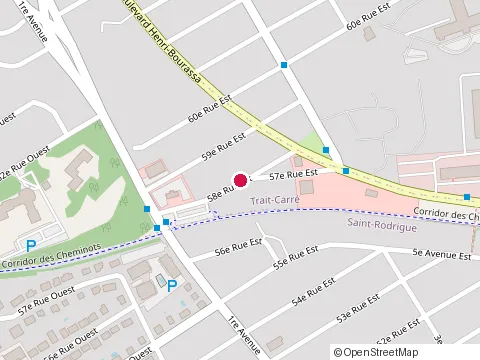 Location of Duro Vitres d'Autos at 179 57E Rue Est, Québec