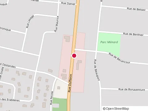 Location of Duro Vitres d'Autos at 872 Rue Dufferin, Granby