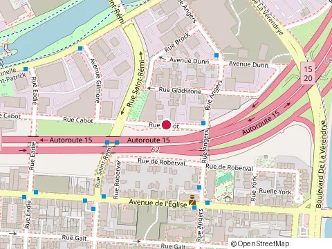 Location of Echafaudages Fast (Montréal) Inc at 1625 Rue Cabot, Montréal