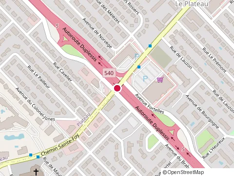 Location of École de Danse Port-O-Swing at 3314 Chemin Sainte-Foy, Québec