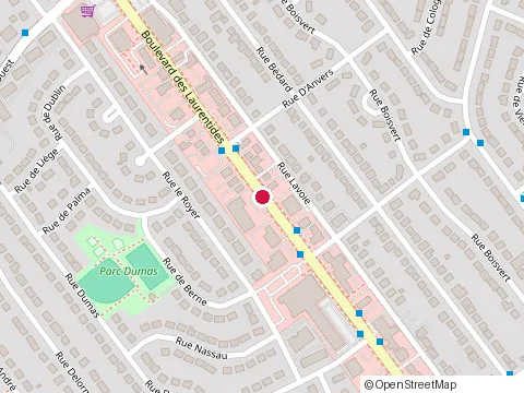 Location of Ecole de Danse Prestige at 1774 des Laurentides, Laval