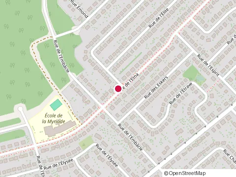 Location of École de la Myriade at 1172 Rue de l'Etna, Québec